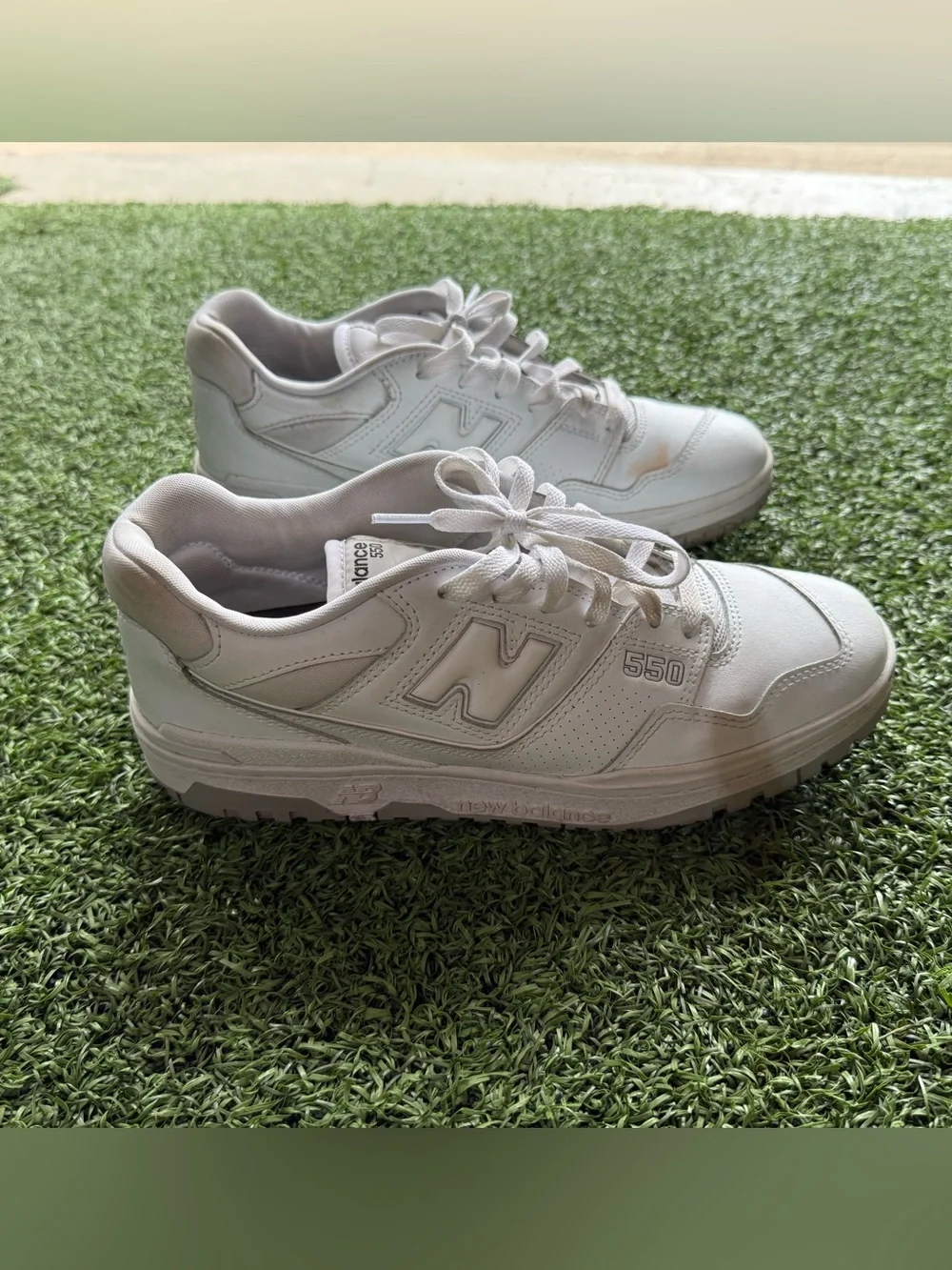 New Balance 550 Men’s White Low-Top Sneakers